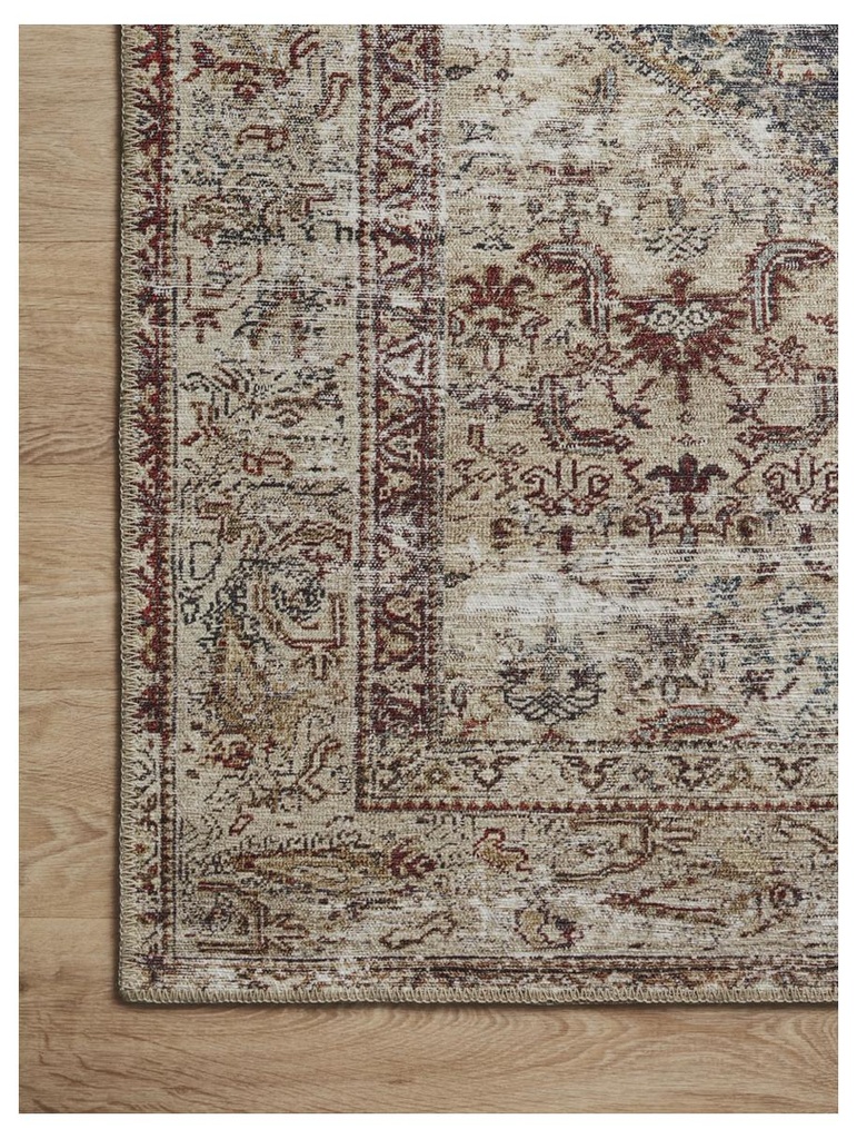 GEORGIE GER-04 TEAL / ANTIQUE