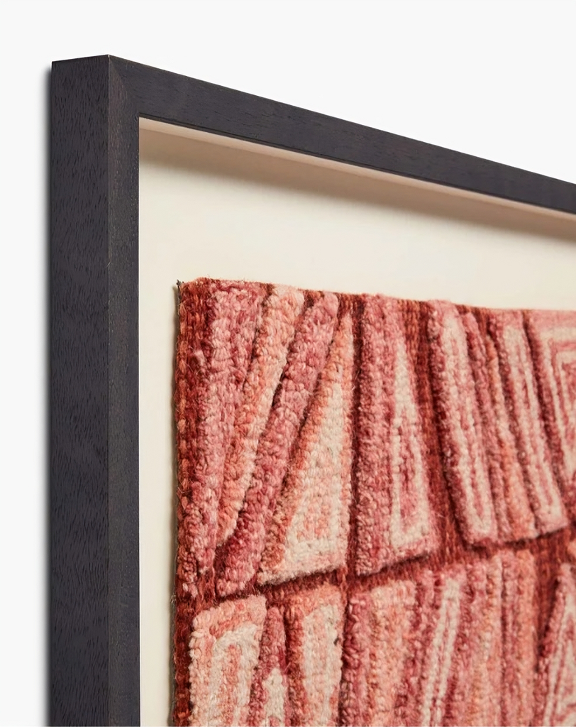 WOOD FRAME MOONGU RED / PINK
