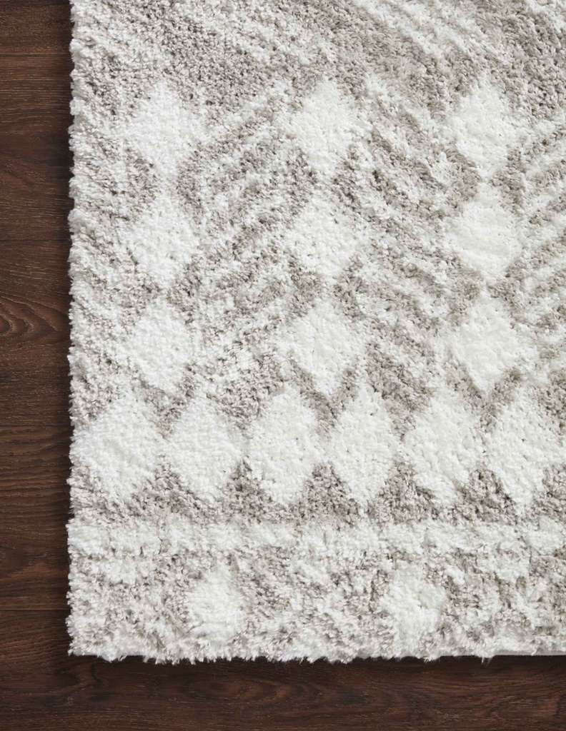 BLISS SHAG BLS-05 GREY / WHITE
