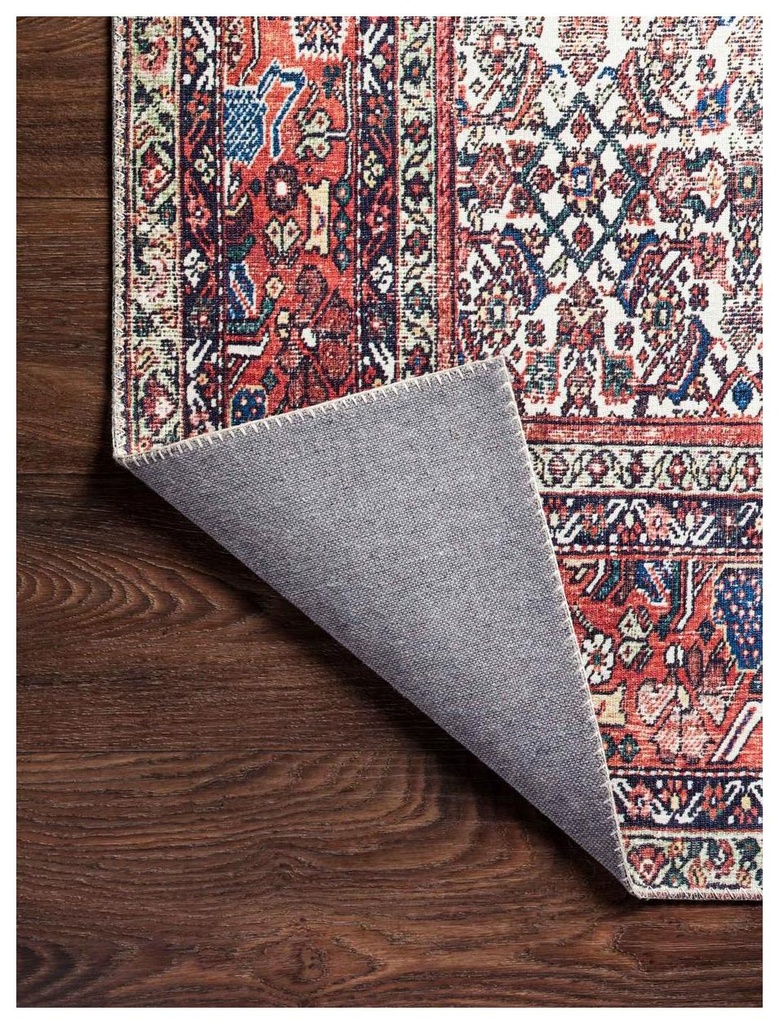 LAYLA LAY-12 IVORY / BRICK