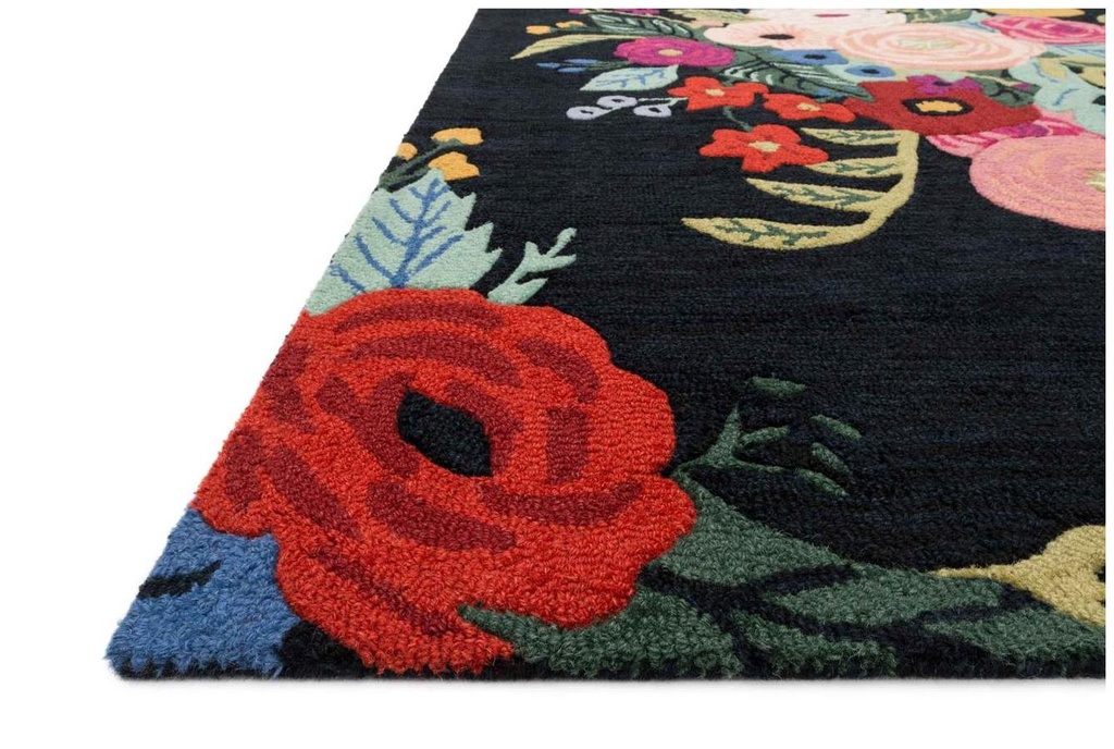 LES FLEURS LES-03 BLACK / MULTI