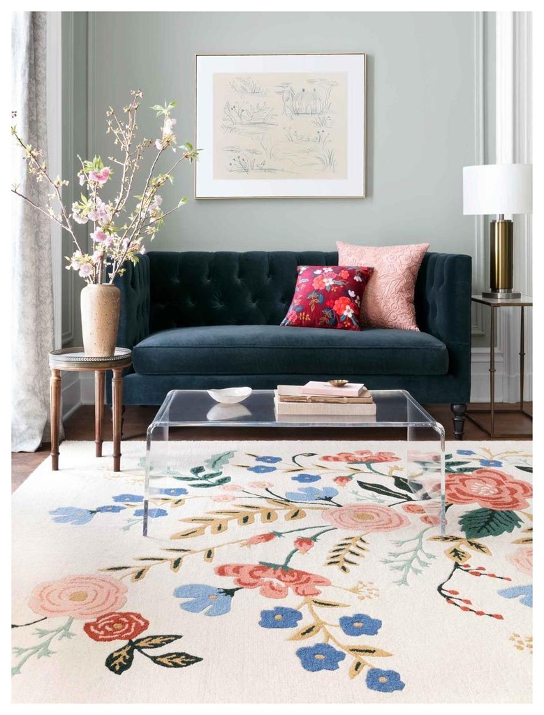 LES FLEURS LES-04 IVORY / MULTI
