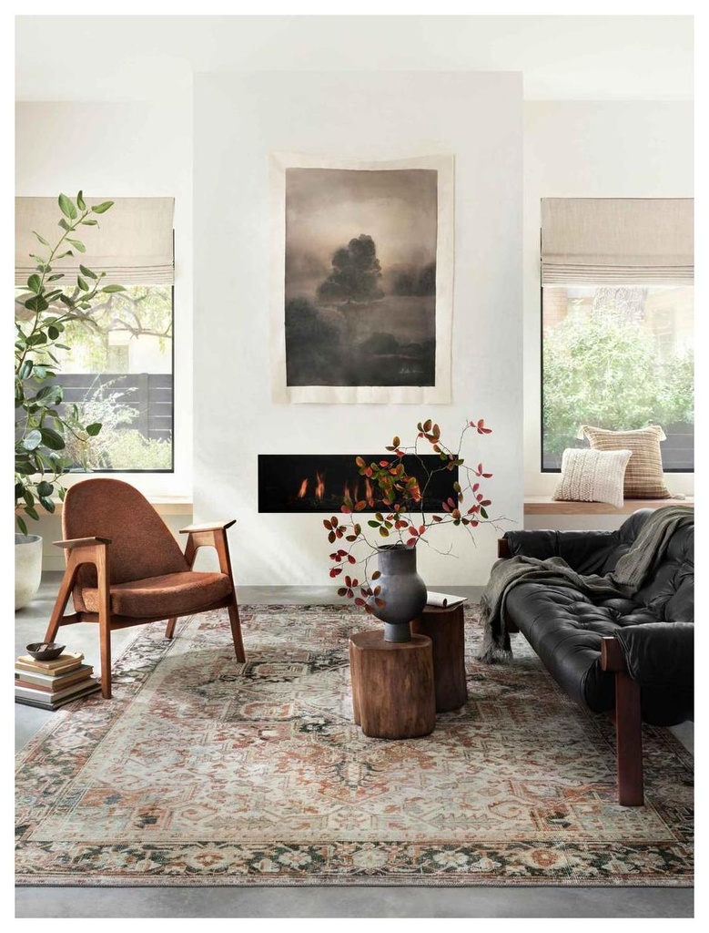 LENNA LEA-03 RUST / CHARCOAL