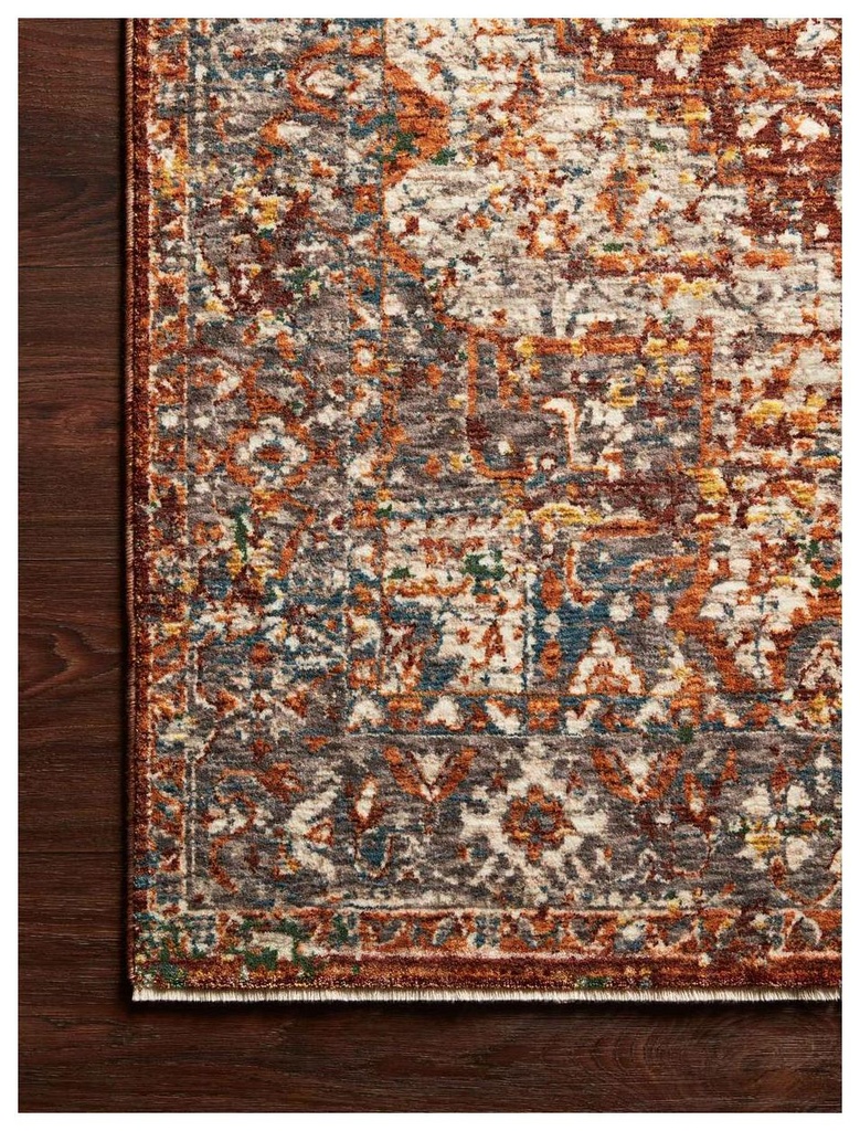 LOURDES LOU-02 RUST / MULTI