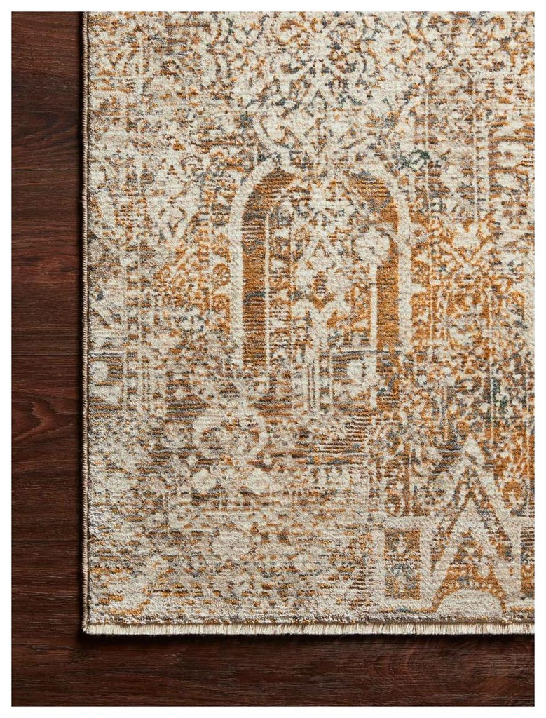 LOURDES LOU-05 IVORY / ORANGE