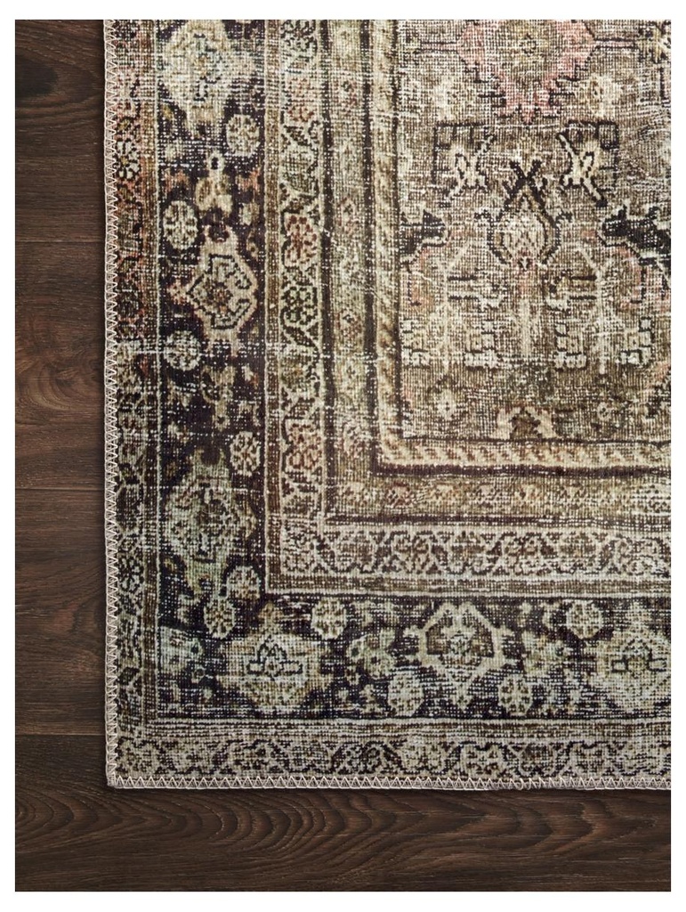 LAYLA LAY-03 OLIVE / CHARCOAL