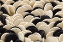 WOOD FRAME SLTPP BLACK / IVORY