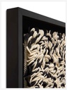 WOOD FRAME SLTPP BLACK / IVORY