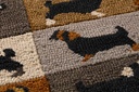 WOOD FRAME DACKEL BROWN / GREY