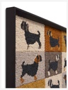 WOOD FRAME DACKEL BROWN / GREY