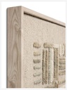 WOOD FRAME PERPL GREEN / IVORY