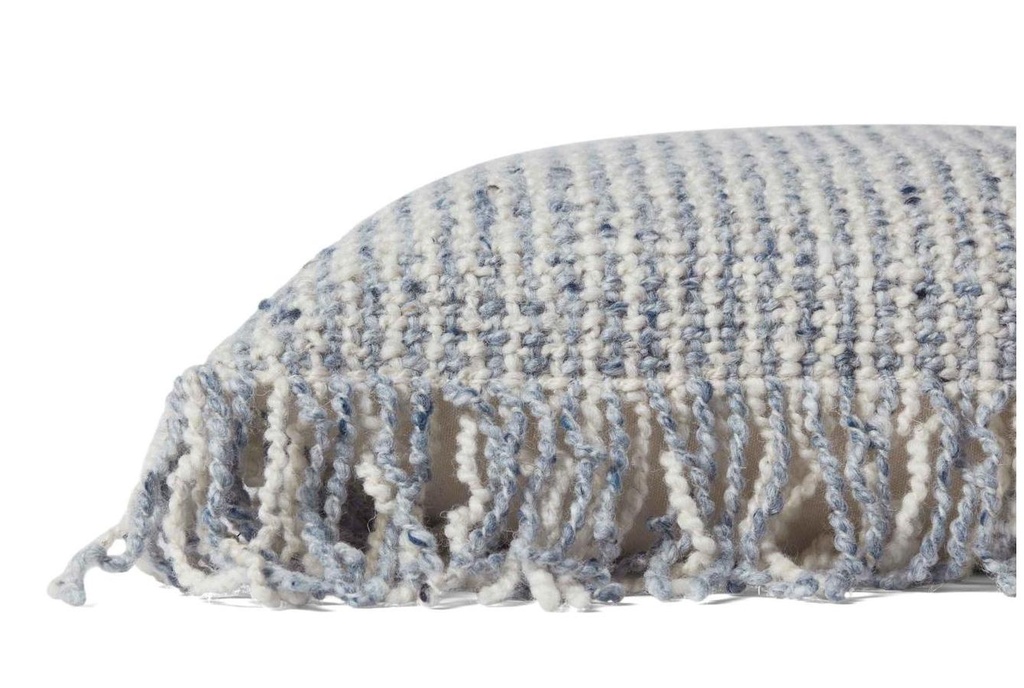 PILLOWS PLL0033 IVORY / BLUE