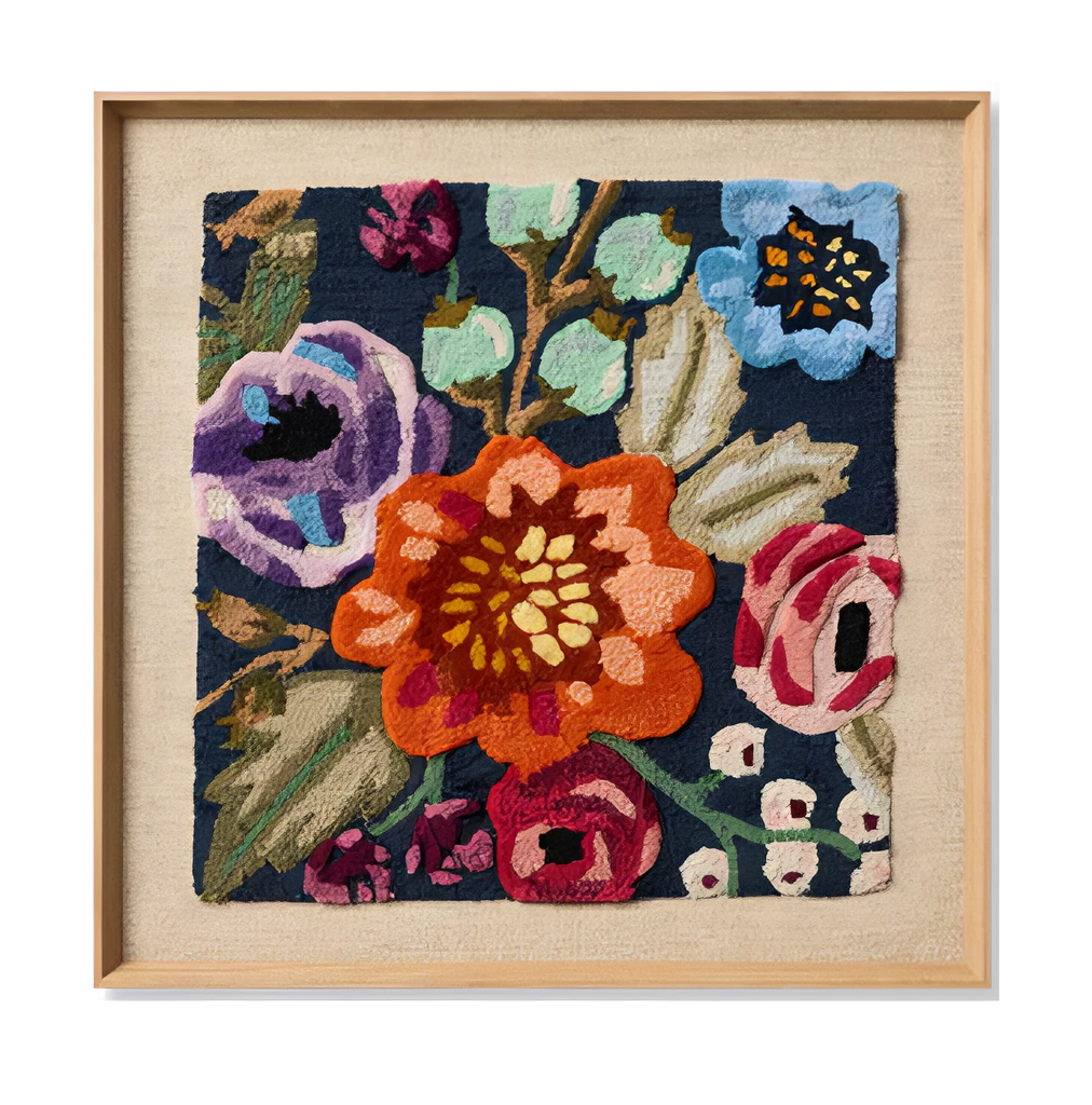 WOOD FRAME VINTAGE BLOSSOM 2 RP