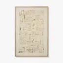 WOOD FRAME ADVEN GREEN / IVORY