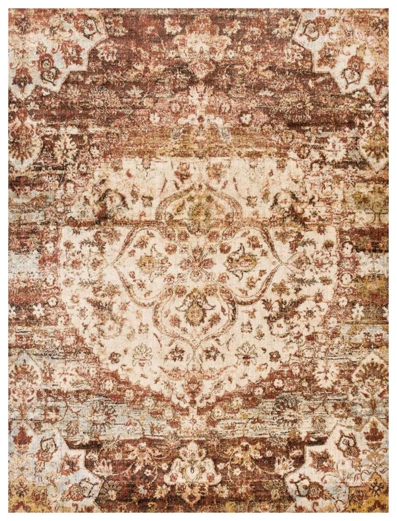 ANASTASIA AF-06 RUST / IVORY