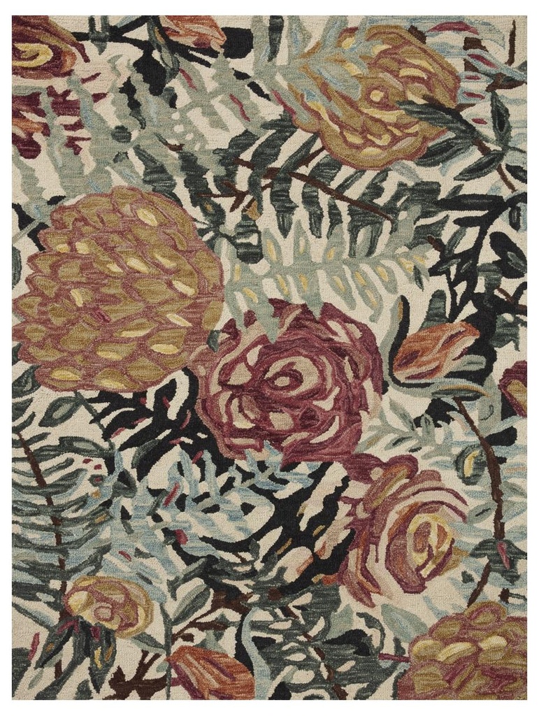 BELLADONNA BLM-02 IVORY / LAGOON