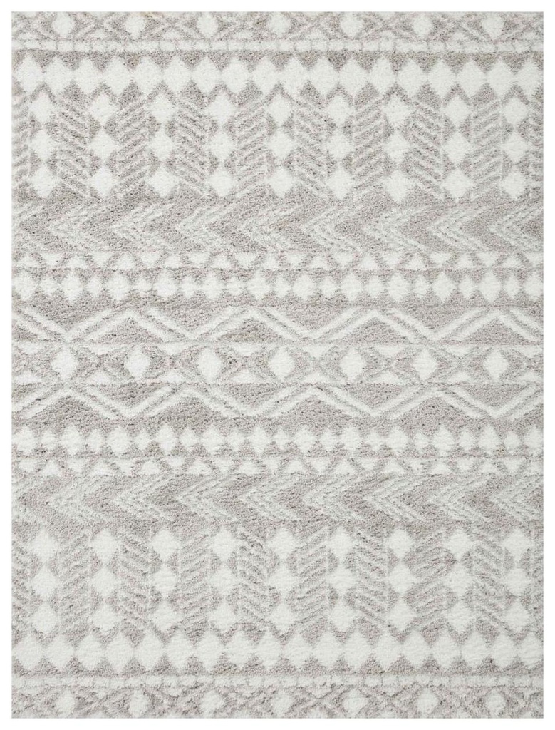 BLISS SHAG BLS-05 GREY / WHITE