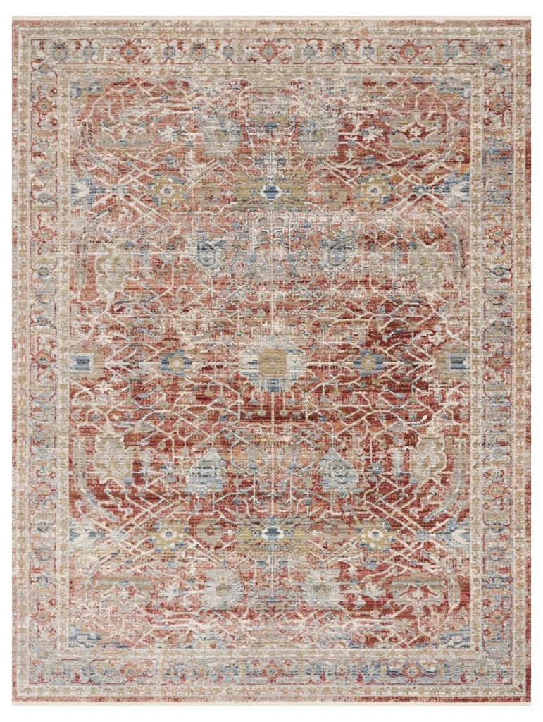 CLAIRE CLE-01 RED / IVORY