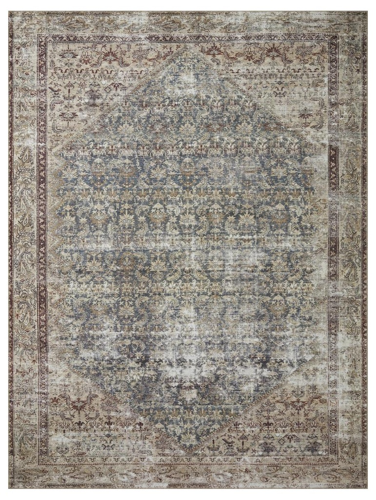 GEORGIE GER-04 TEAL / ANTIQUE