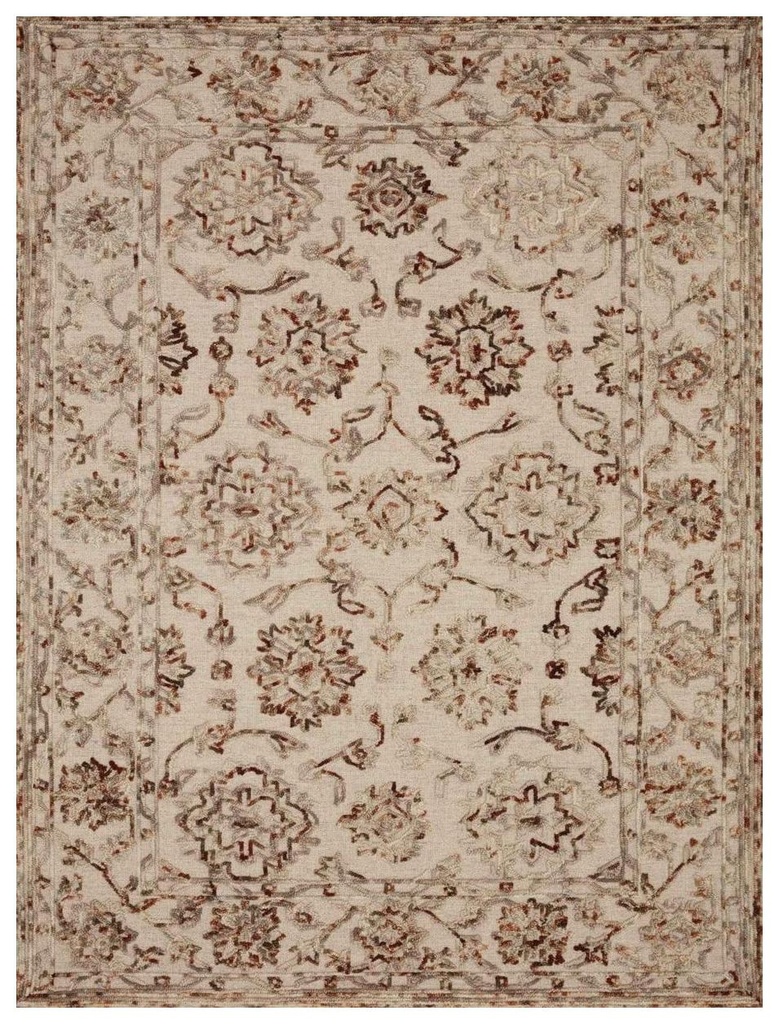 HALLE HAE-03 TAUPE / RUST