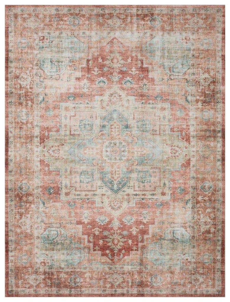 HEIDI HEI-01 TERRACOTTA / AQUA