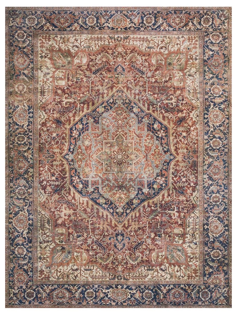 LAYLA LAY-08 RED / NAVY