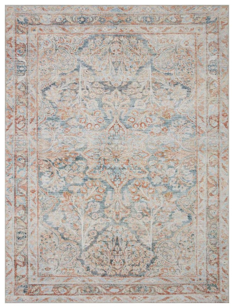 LENNA LEA-02 OCEAN / APRICOT