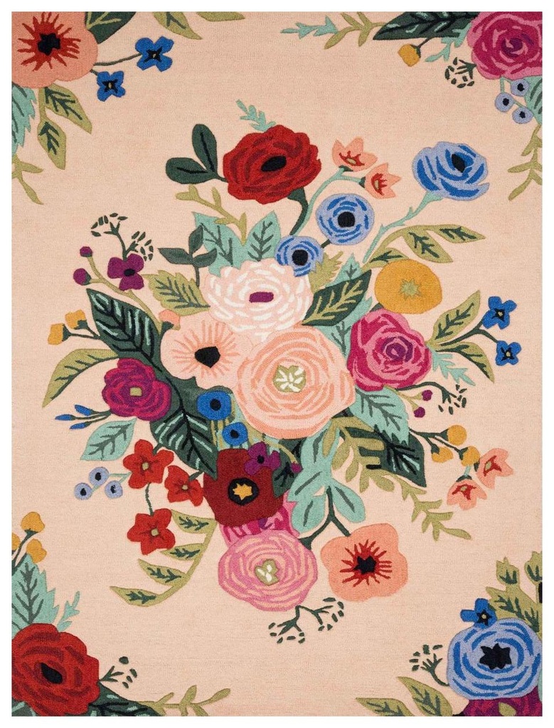 LES FLEURS LES-03 BLUSH / MULTI