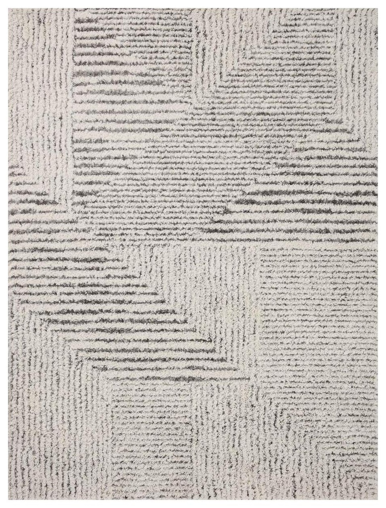 LEVITT SHAG LEV-02 IVORY / GREY