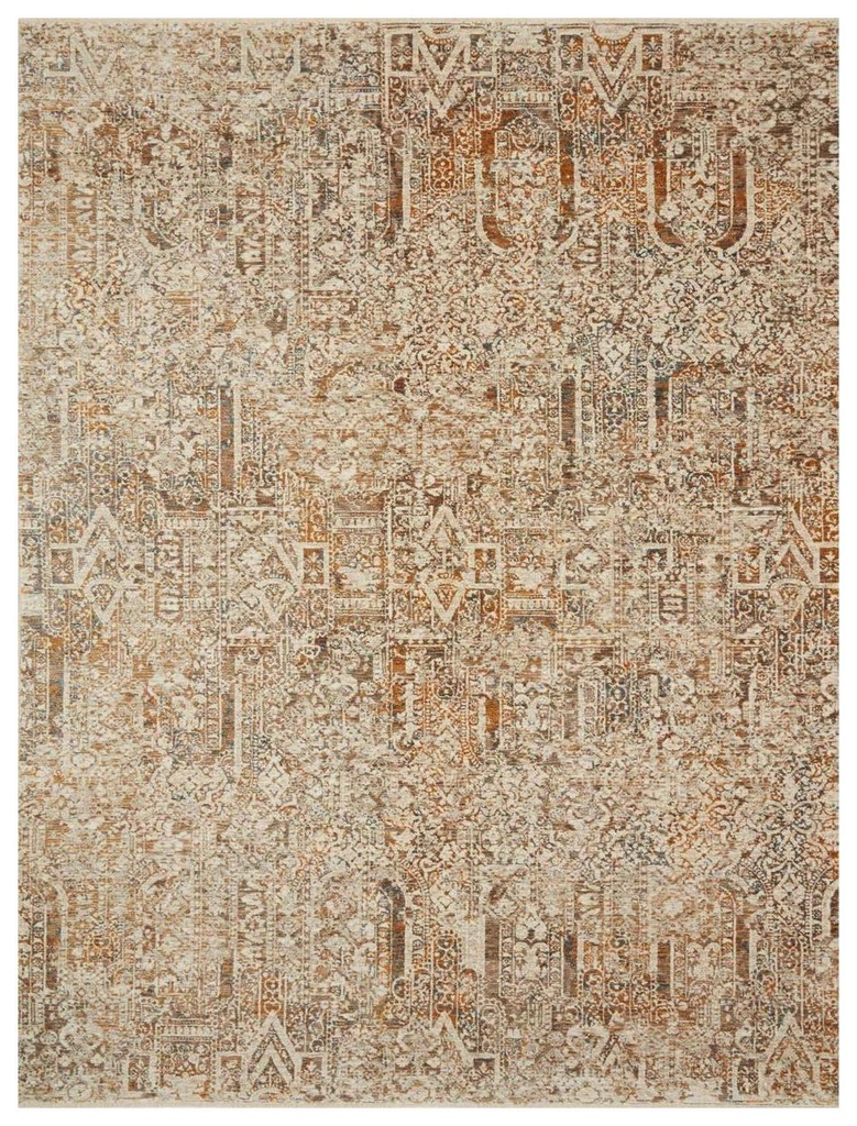 LOURDES LOU-05 IVORY / ORANGE