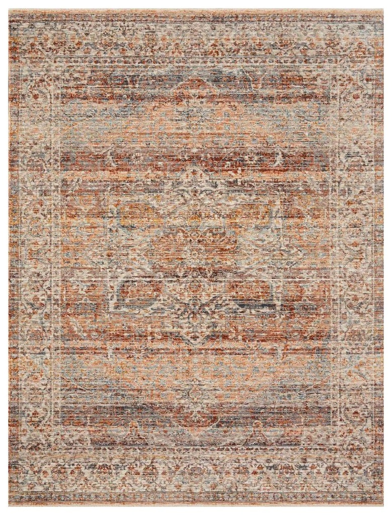 LOURDES LOU-07 TANGERINE / OCEAN