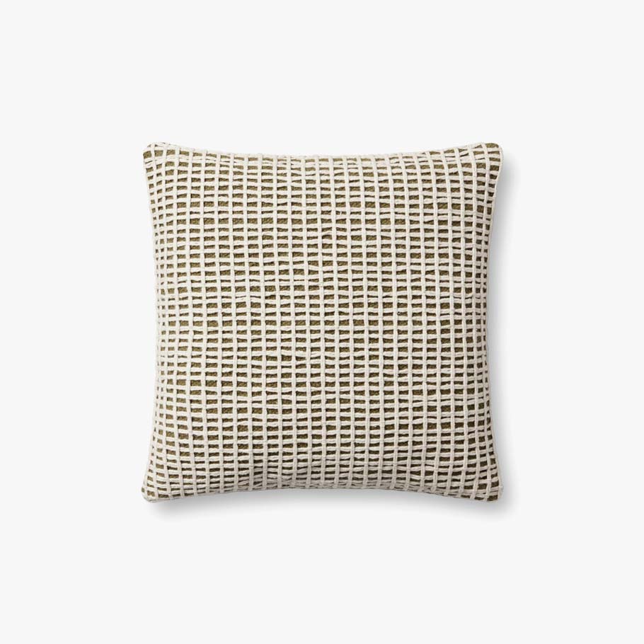 PILLOWS PLL0119 GREEN / IVORY