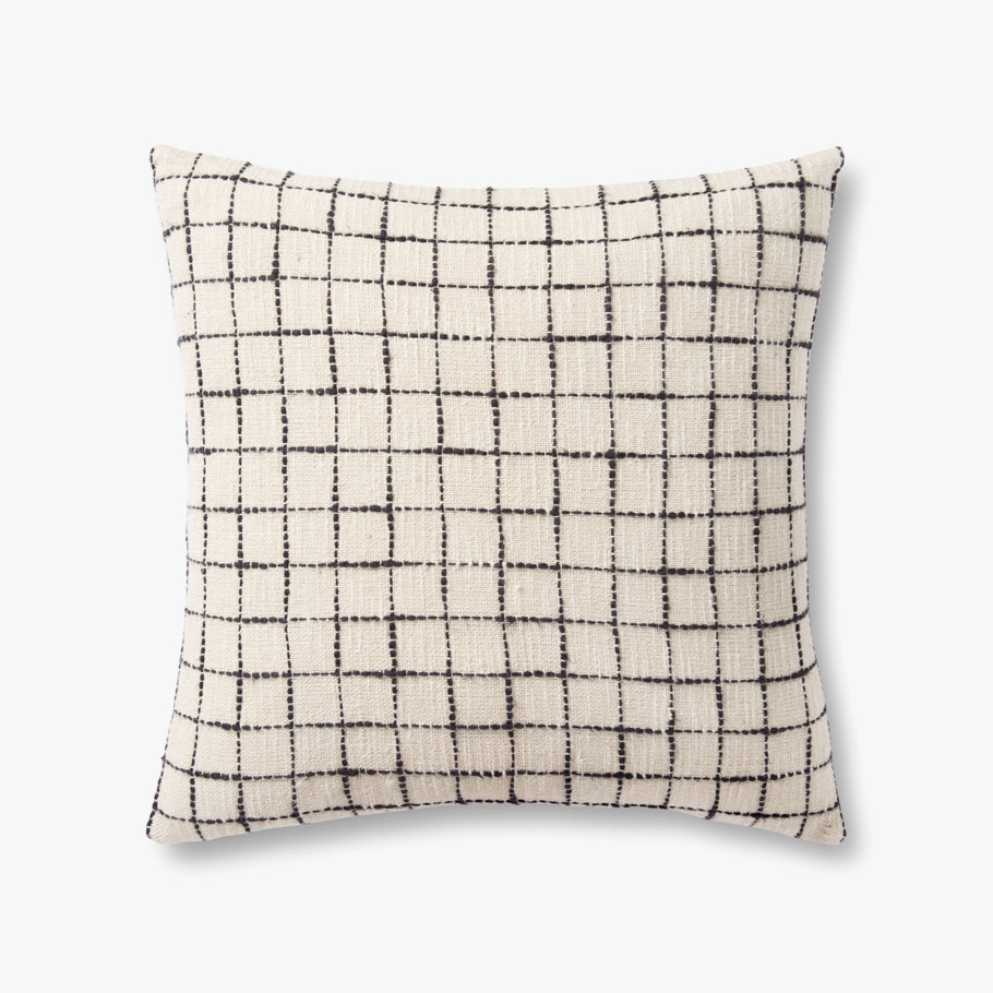 PILLOWS PMH0040 IVORY / BLACK