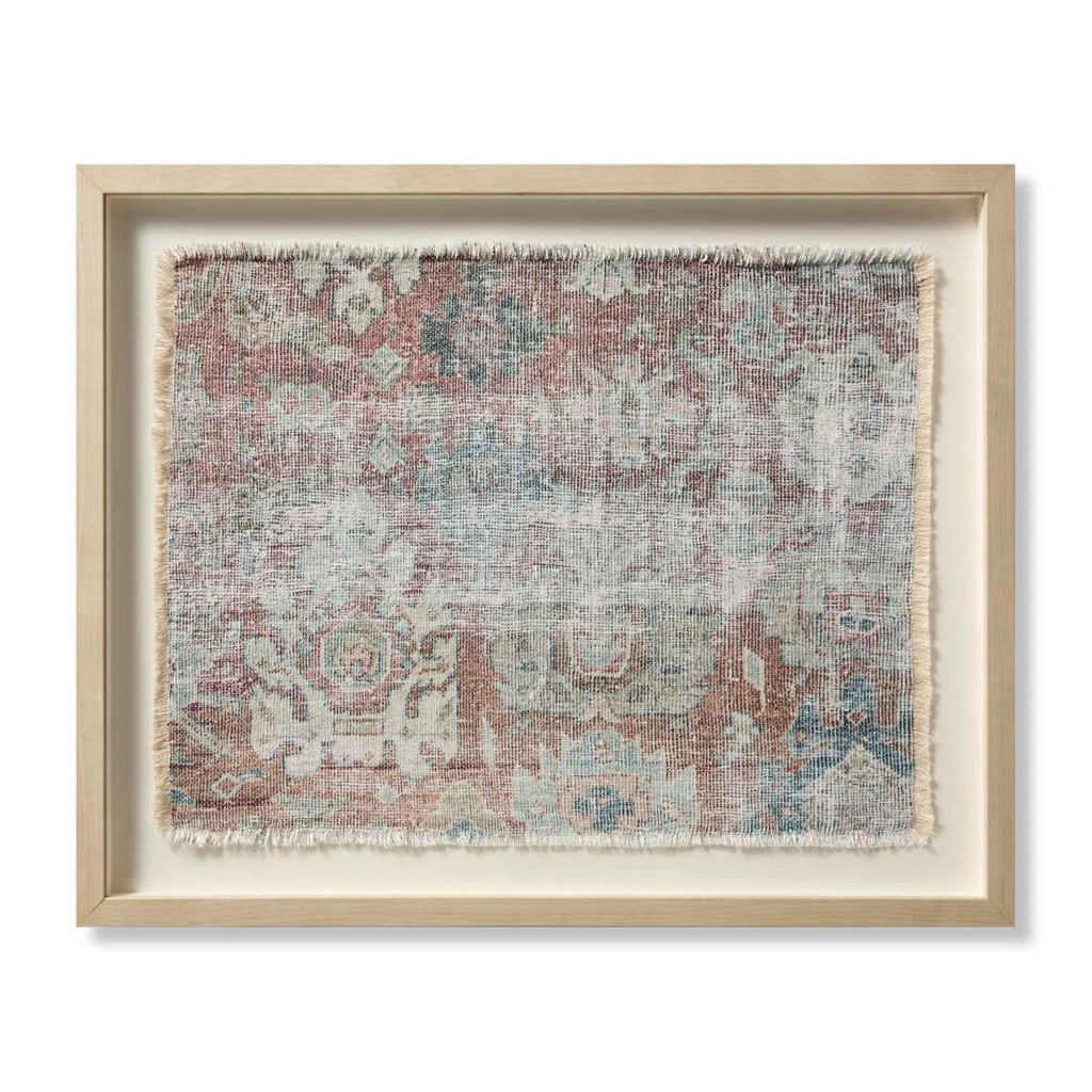 WOOD FRAME CRIPPLE PINK / IVORY