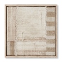 WOOD FRAME PATCA BEIGE / BROWN