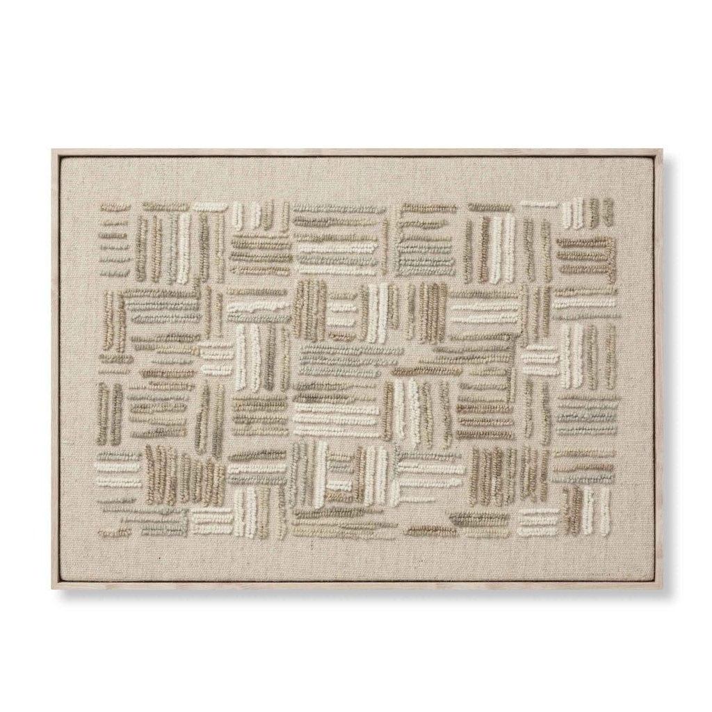 WOOD FRAME PERPL GREEN / IVORY