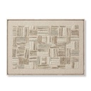WOOD FRAME PERPL GREEN / IVORY