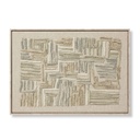 WOOD FRAME PUZZL IVORY / GREEN