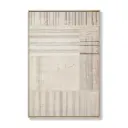 WOOD FRAME RENEWED BEIGE / BROWN