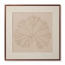 WOOD FRAME WATER LILY