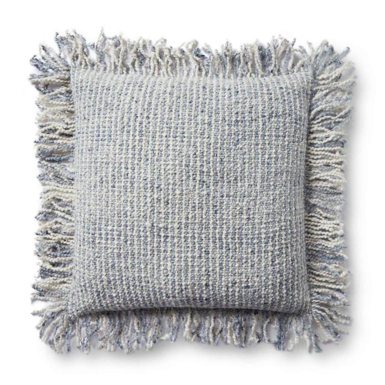 PILLOWS PLL0033 IVORY / BLUE