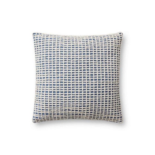 PILLOWS PLL0119 BLUE / IVORY