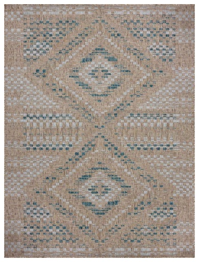 TOPANGA TOP-04 NATURAL / AQUA