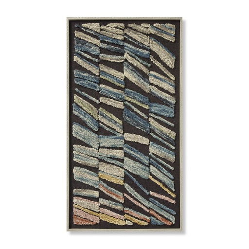 [AW0379DRAFTBLMLZ507] WOOD FRAME DRAFTY BLACK / MULTI