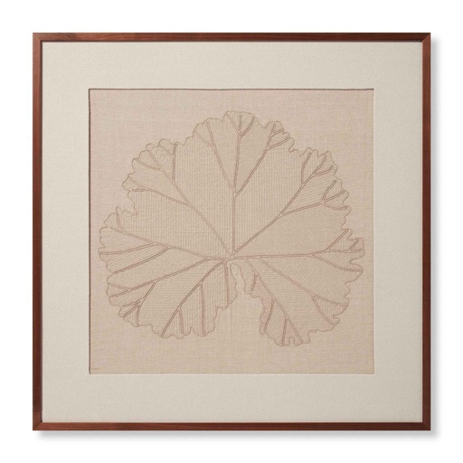 [AW0279WATLYNABEA023] WOOD FRAME WATER LILY