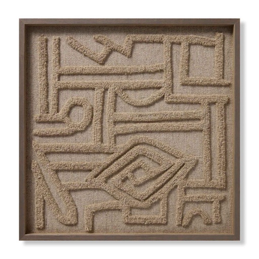 [AW0380SYMBOBEIVA039] WOOD FRAME SYMBOLISM