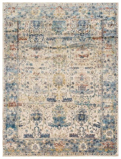 ANASTASIA AF-07 SAND / LT. BLUE