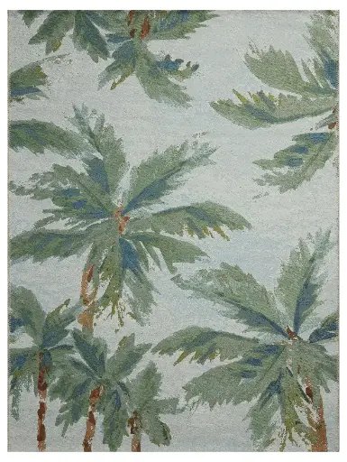 BOTANICAL BOT-04 SKY / GREEN