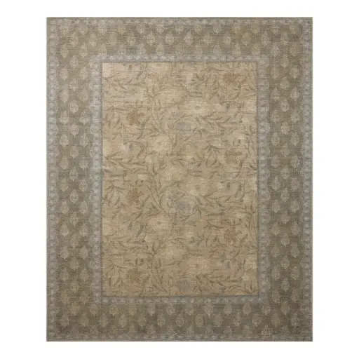 EDINBURGH EDN-01 SAND / GREEN