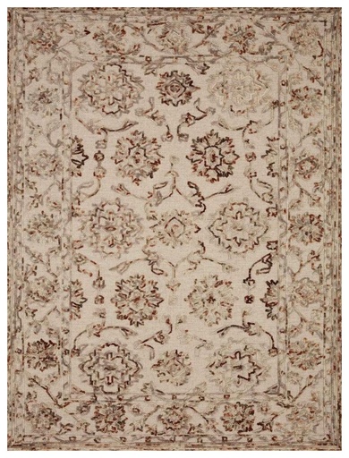 HALLE HAE-03 TAUPE / RUST